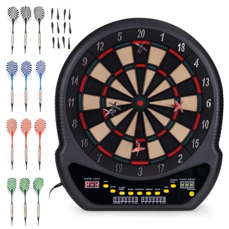 Multigarden elektronski pikado sa LCD ekranom, 27 igara, 48 cm