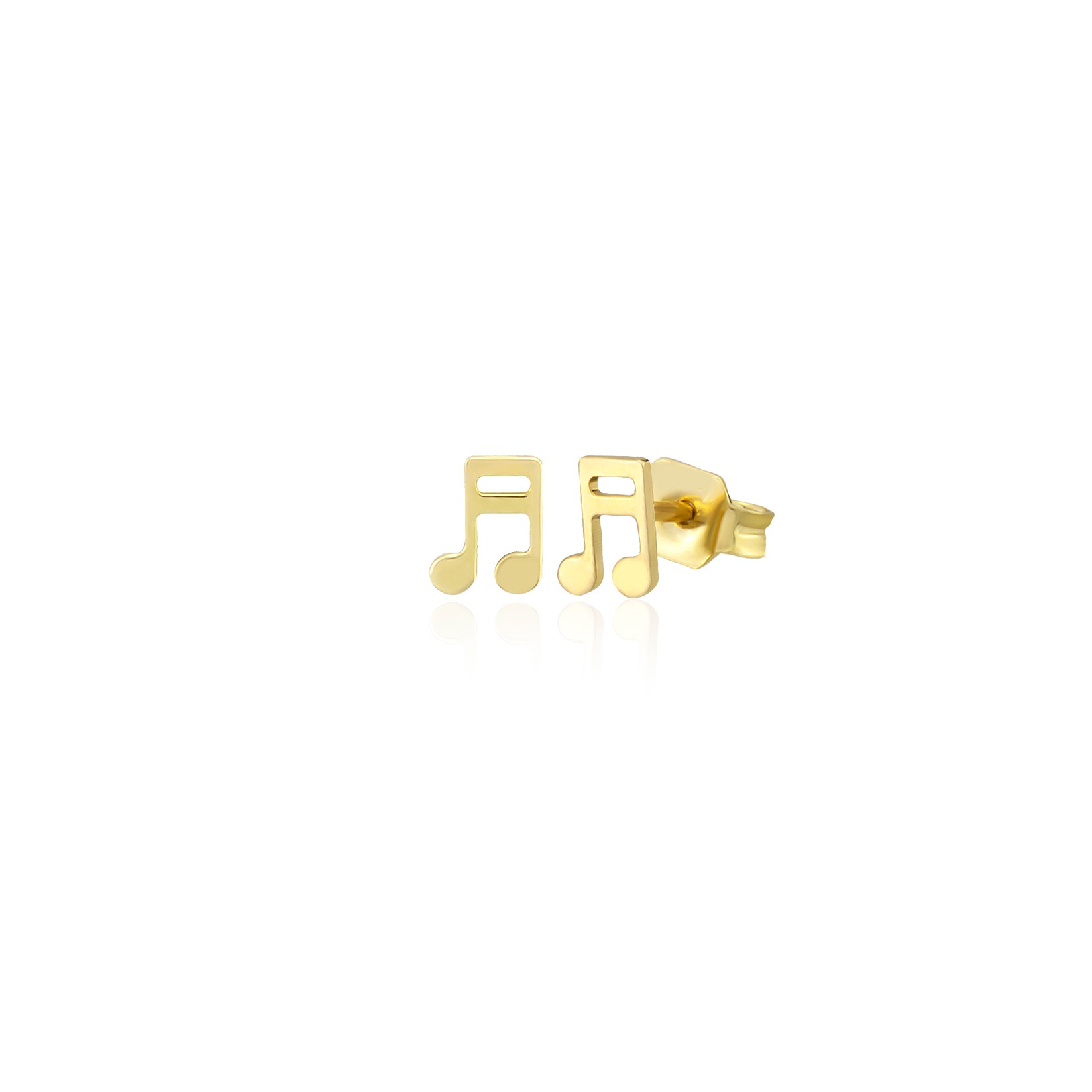 Dameo minđuše Musical Note - 14kt žuto zlato