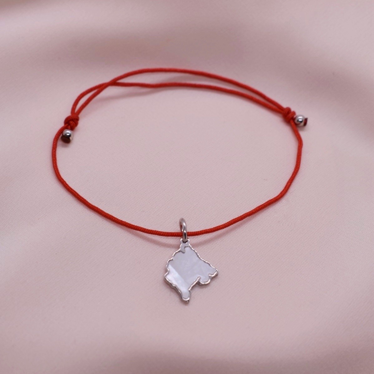 Dameo Narukvica Montenegro Mother of Pearl - konac, srebro 925 sa pozlatom