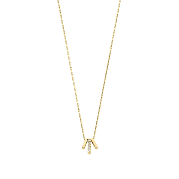 Blush ogrlica 3122YZI 14kt žuto zlato sa cirkonom