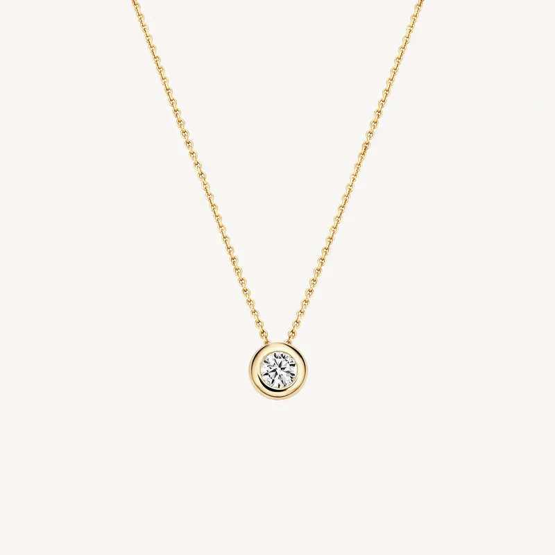 Blush ogrlica 3052YZI 14kt žuto zlato sa cirkonom