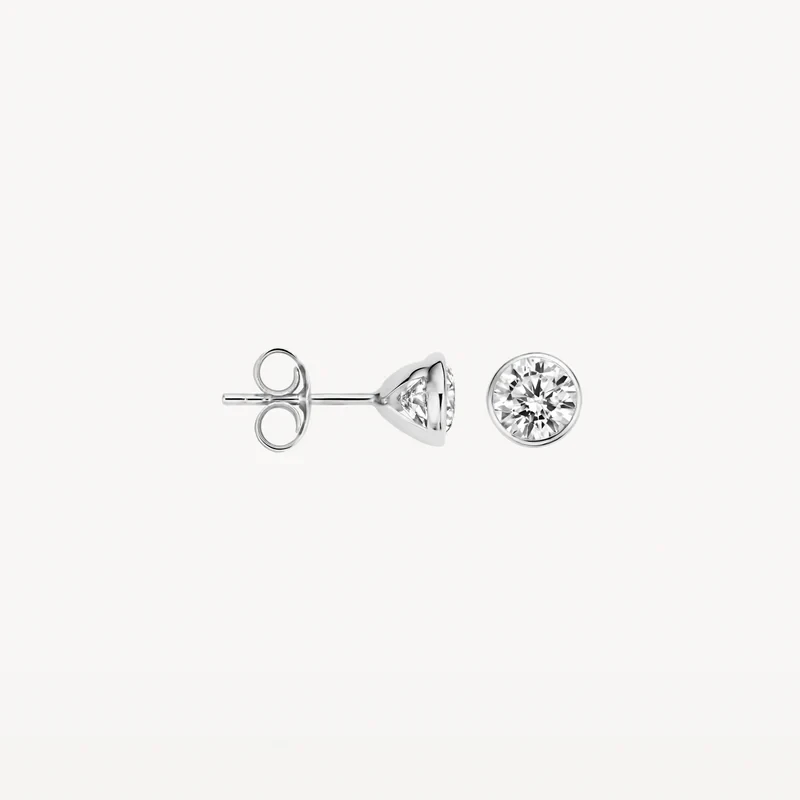 Blush minđuše 7258WZI - 14kt bijelo zlato sa cirkonom