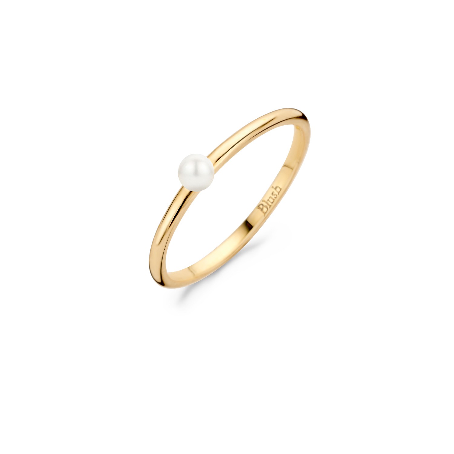 Blush prsten 1213YPW-52 14kt žuto zlato sa biserom