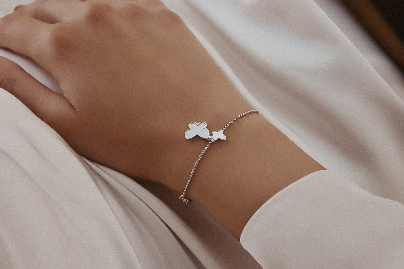 Dameo Narukvica Butterfly Power Madre di Perla - srebro 925 i sedef