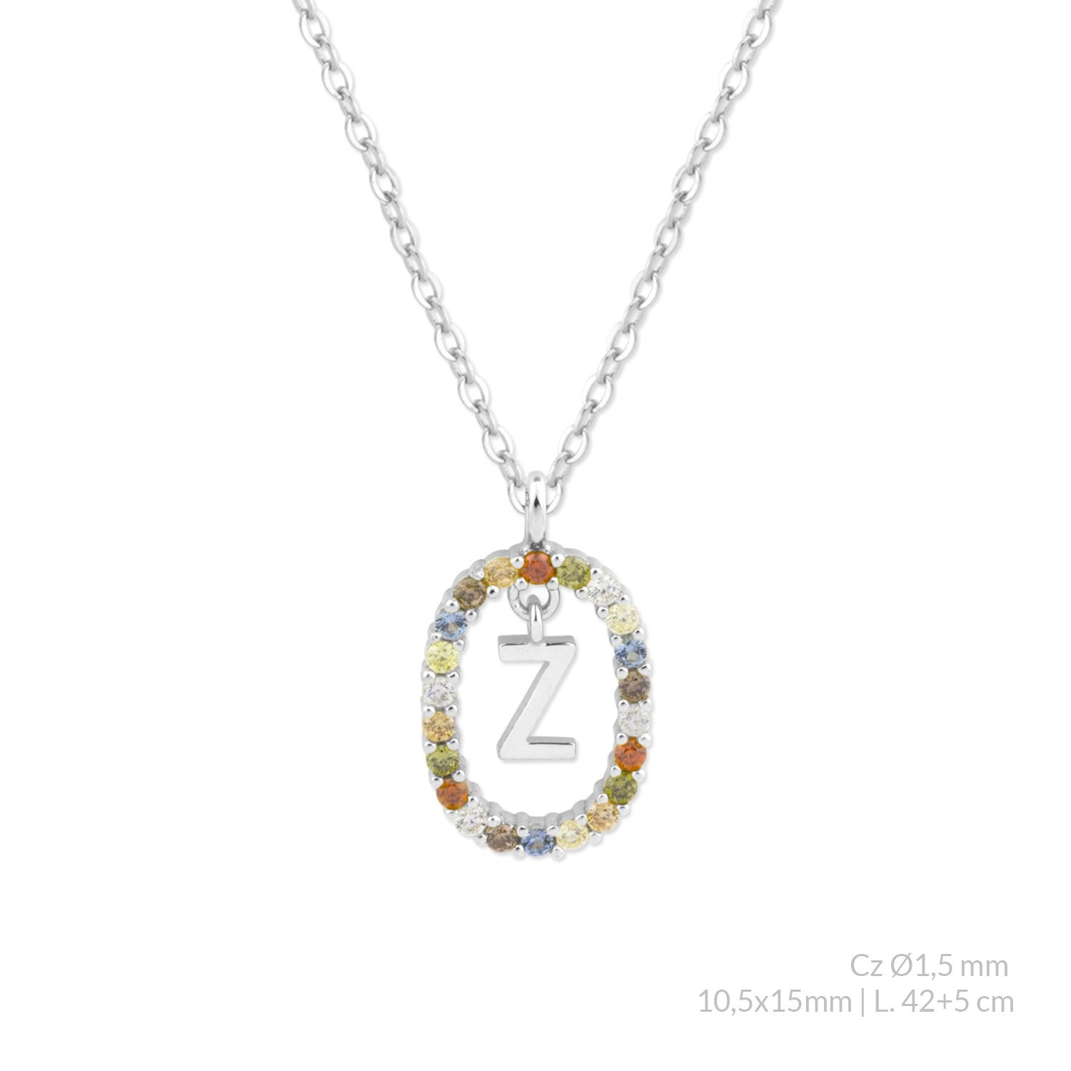 Dameo Letters Frame Ogrlica Z Silver 175854A