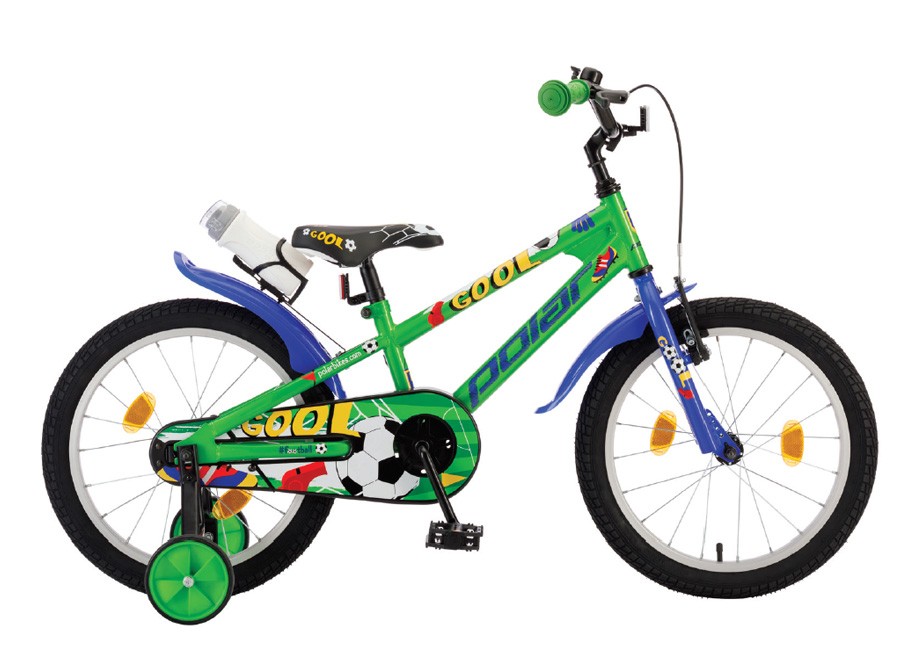 Polar Bicikl za dječake Junior, 18", Zeleni