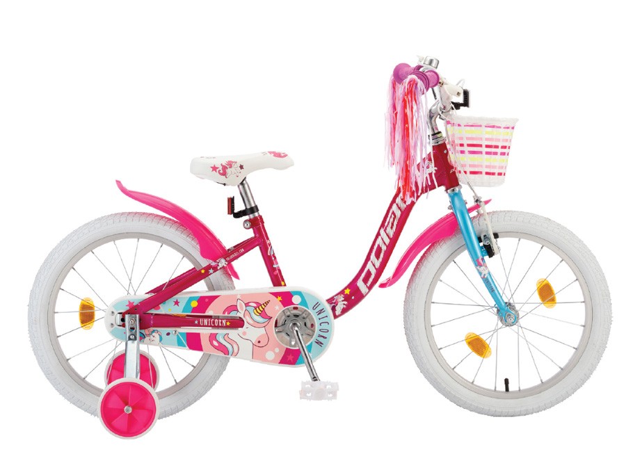 Polar Bicikl za djevojčice Junior, 18", Crveni