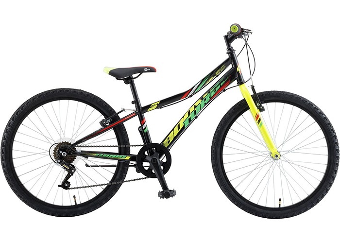 Booster Bicikl za dječake Turbo, 24", Crnozeleni