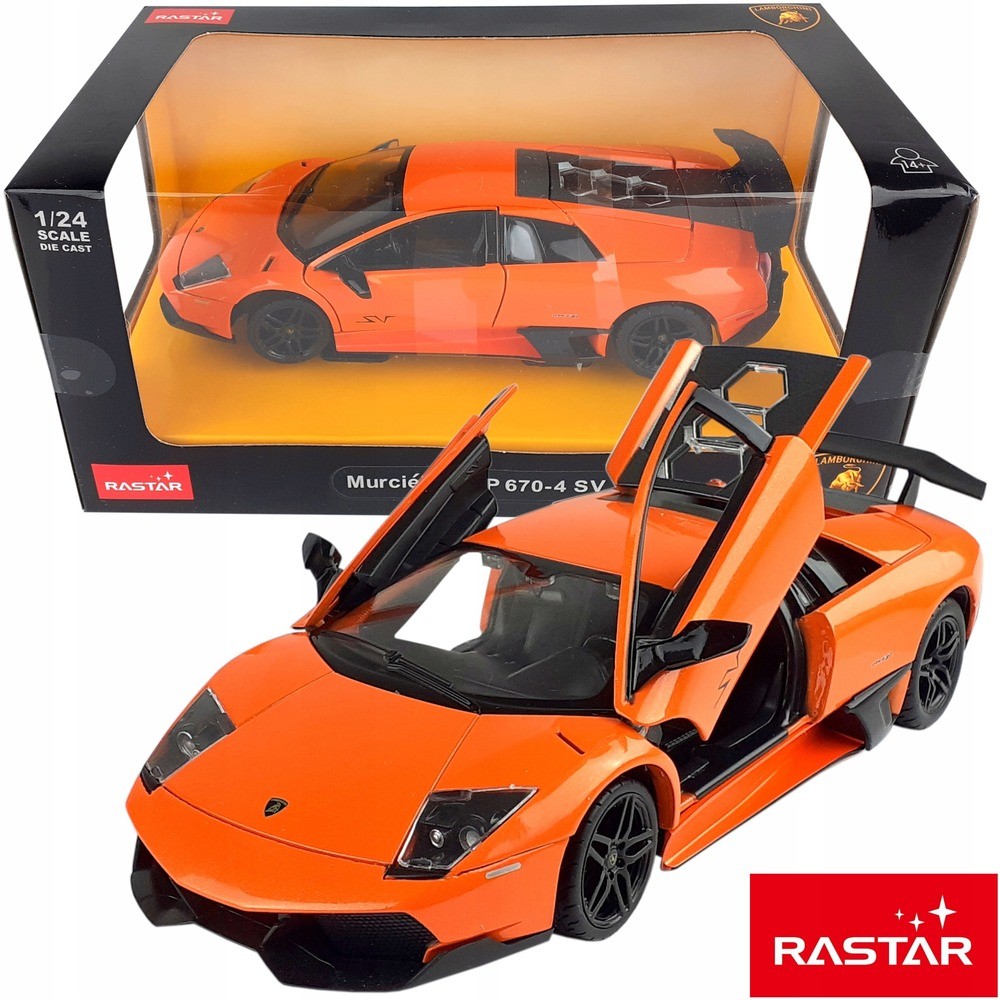 Rastar Auto Lamborghini Murcielago Lp 670 4  1:24, Narandžasta