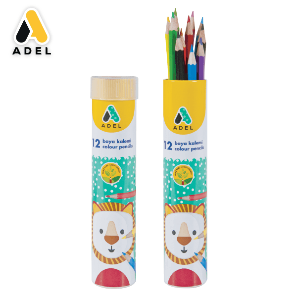 Adel Drvene Bojice 12/1 Tuba Svijetle, Šarena