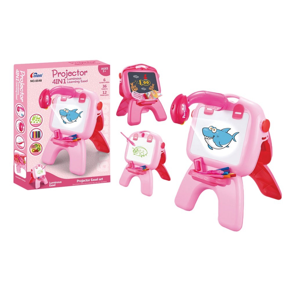 Projektor, Tabla 4 U 1 Set Za Djevojcice, Roze