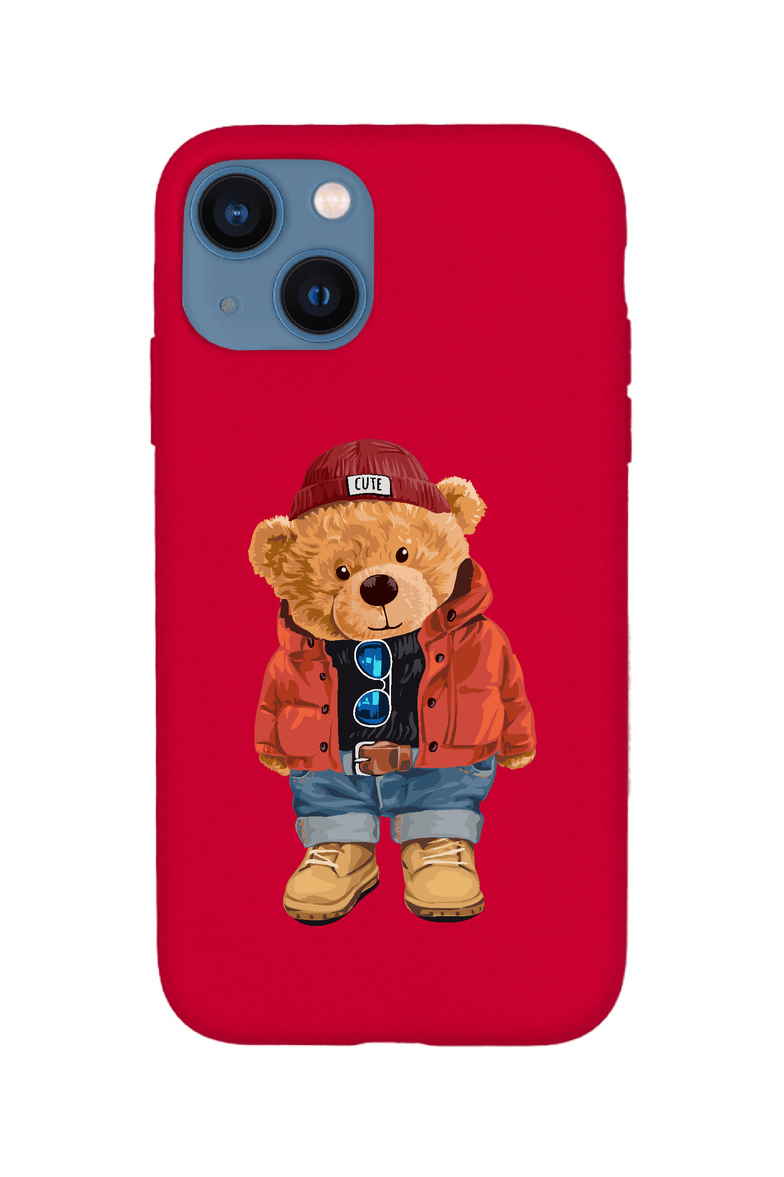 LdrCase Futrola za Iphone 14 Plus Cool Teddy Bear Red