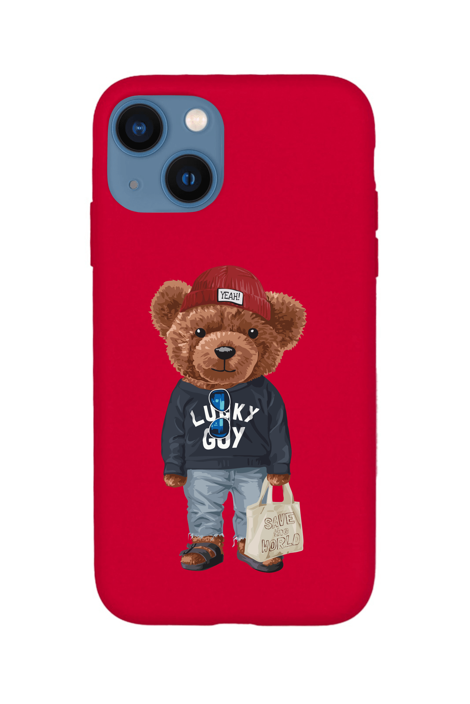 LdrCase Futrola za Iphone 13 Pro Lucky Teddy Bear Red