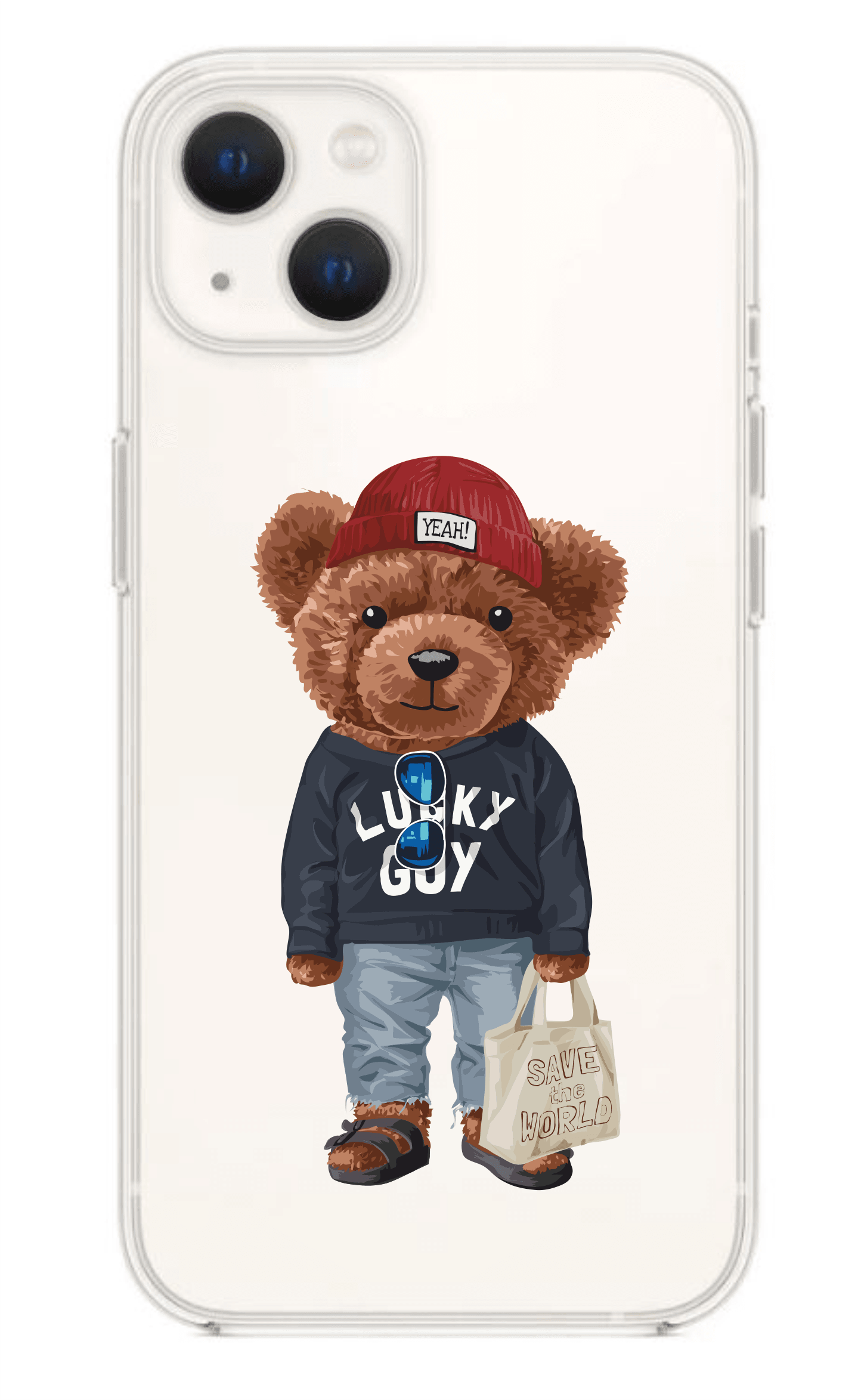 LdrCase Futrola za Iphone 14 Lucky Teddy Bear