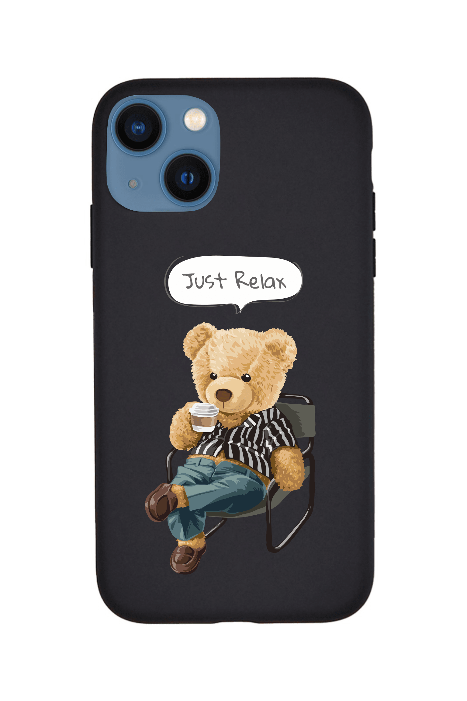 LdrCase Futrola za Iphone 14 Pro Max Relax Teddy Bear Black