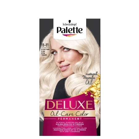 Schwarzkopf farba za kosu 11-11 Palette Deluxe, Ultra titanijum plava