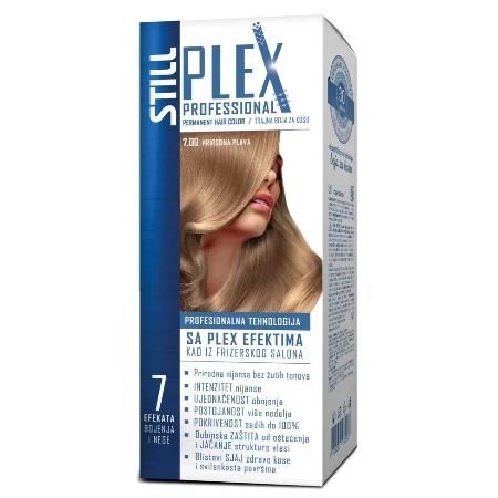 Still boja za kosu 7.00 Plex Color, prirodno plava