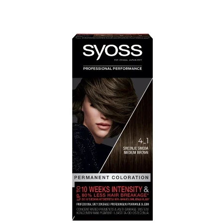 Syoss farba za kosu 4-1 Trajna boja, srednje smeđa