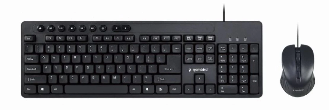 Gembird Miš i tastatura SET, Crni