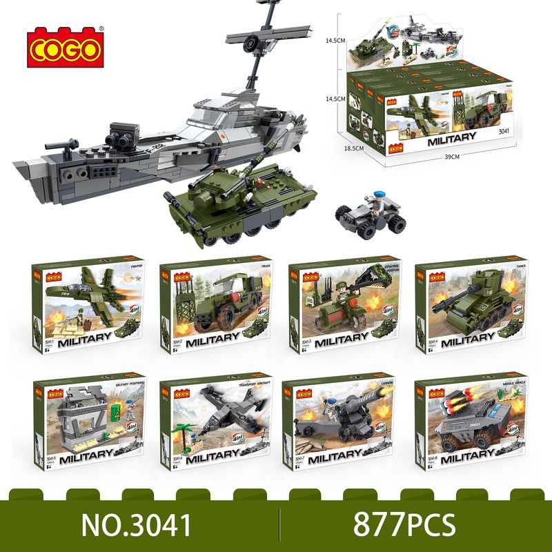 Cogo Kockice Vojna Vozila 8 Modela 98-124 Pcs