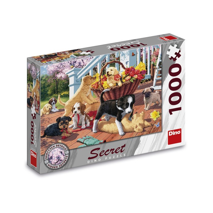 Puzzle Dino Kucici Sa Skrivenim Detaljima 1000 Kom 532557