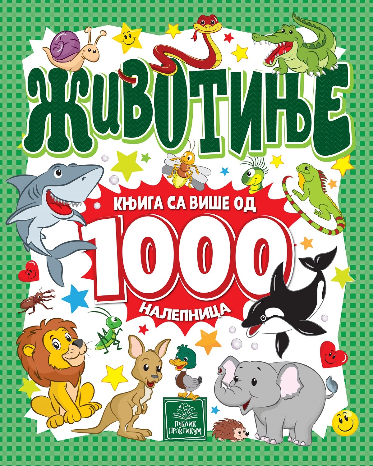 Knjiga Sa Više Od 1000 Naljepnica Životinje