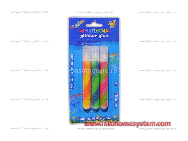 Gliter U Tubama 3/1 Rainbow Papylon 001