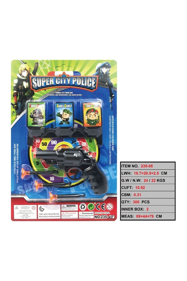 Policijski Set Sa Plasticnim Mecima 235-05