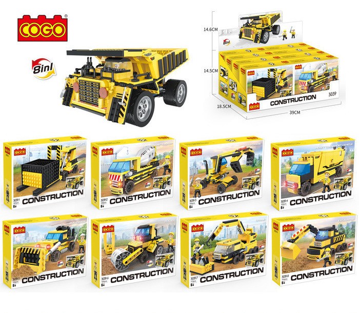 Cogo Kockice Građevinske Mašine, 117 Djelova