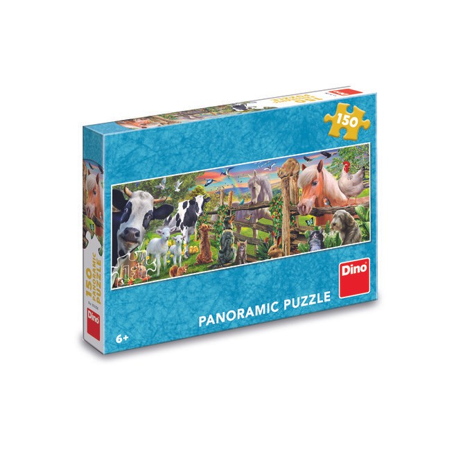 Puzzle Dino - Farma Panorama 150 Kom