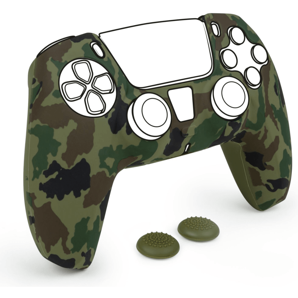 NACON Bigben zaštitni silikonski poklopac Cammo za Dualsense kontroler PS5, zelena