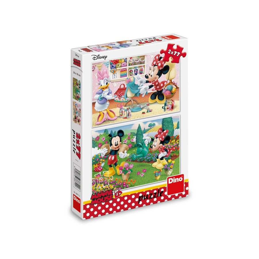 Puzzle Dino Vrednica Minnie 2X77 Kom 386112