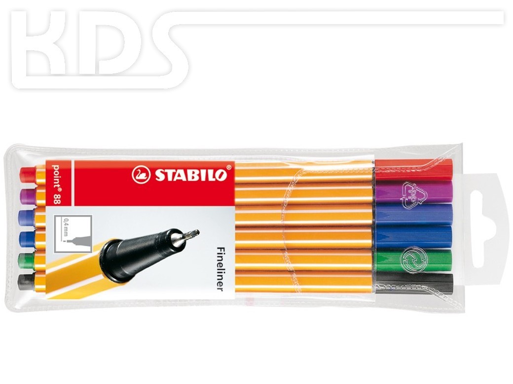 Stabilo Point 88 Lajner 1/6      88/6