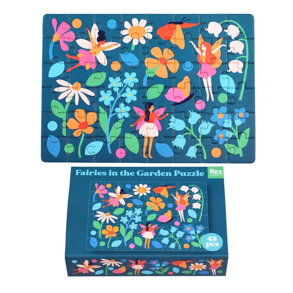 Rex Puzle Matchbox Fairies In The Garden 48 Pcs