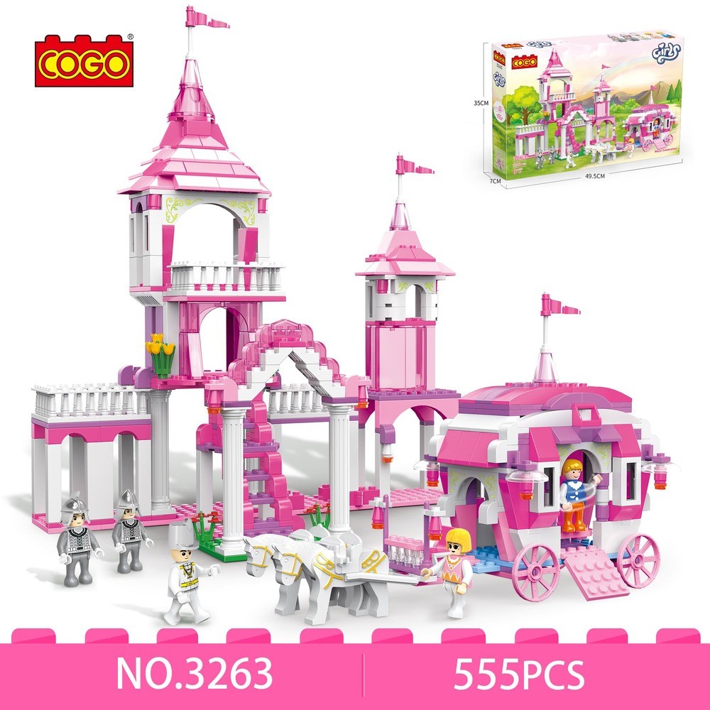 Cogo Kockice Dvorac Za Princezu, 555 Djelova