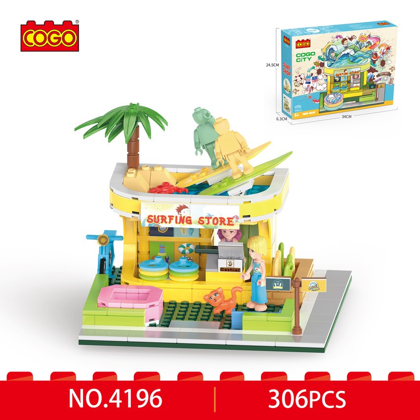 Cogo Kockice Prodavnica Surf Opreme, 306 Djelova