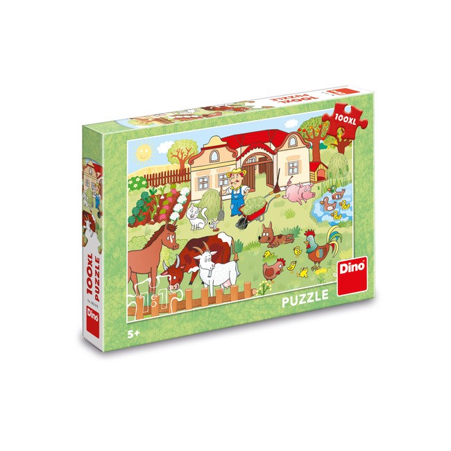 Puzzle Dino Zivotinje Na Farmi Xl 100 Kom 343498