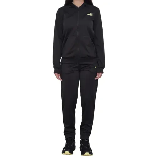 Puma set trenerki za djevojčice, crne boje