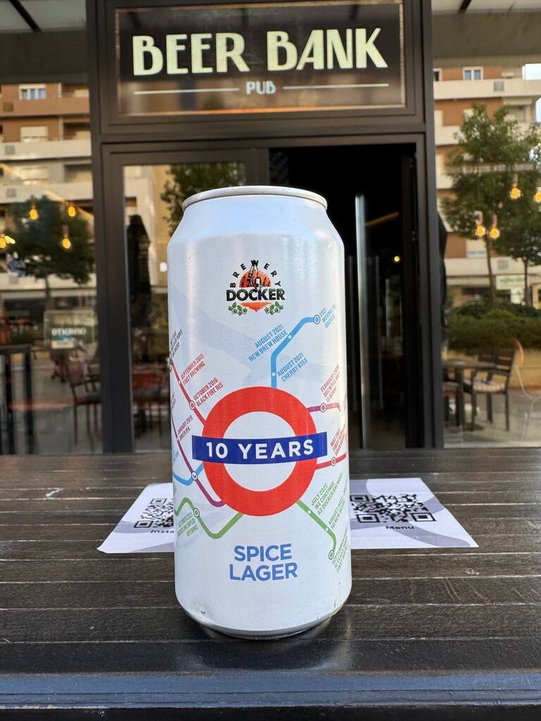 Docker Pivo  Spice lager, 0.44l, 18 Komada