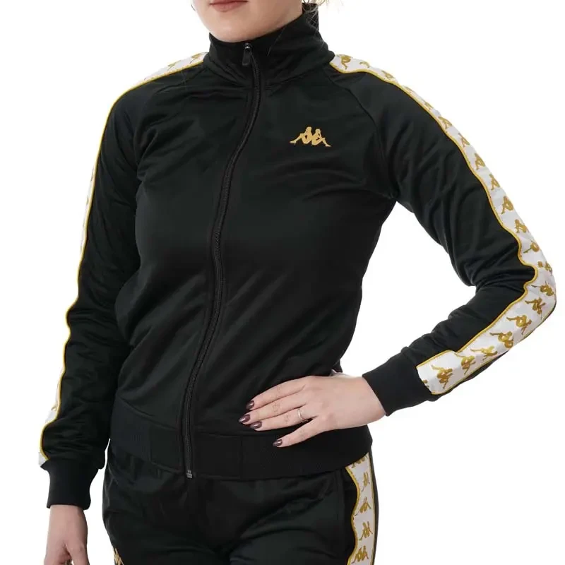 KAPPA Ženska Trenerka na Zatvaranje s Kaišem 222 Traka Anniston Slim, Crna