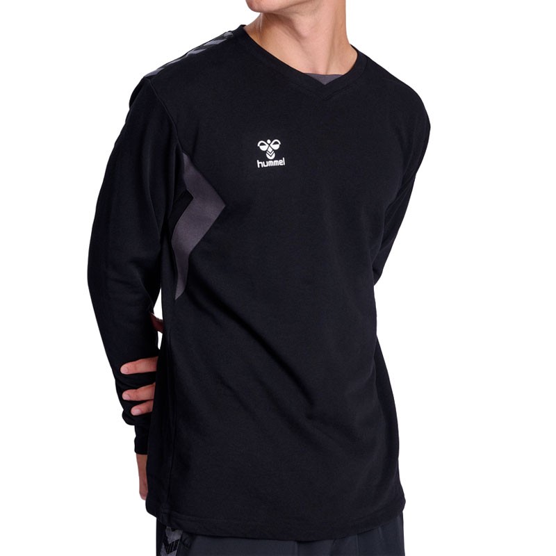 HUMMEL dukserica Hmlauthentic Co trening dukserica, crna