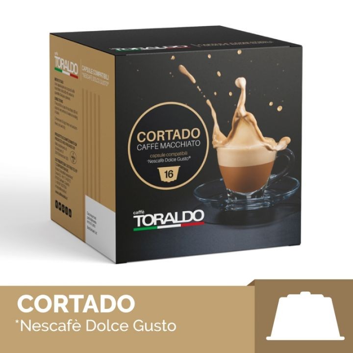 TORALDO Nescafe Dolce Gusto* kompatibilne kapsule - CORTADO caffè macchiato16K