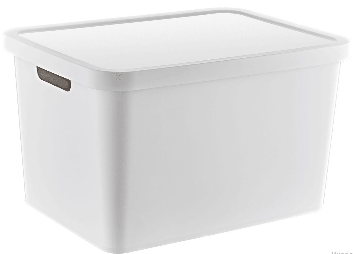 Čistunica Kutija za odlaganje 18 L Bijela TRN-236-06