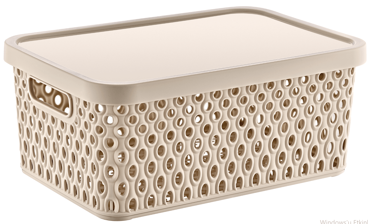 Čistunica Kutija za odlaganje 18 L Latte TRN-180-02