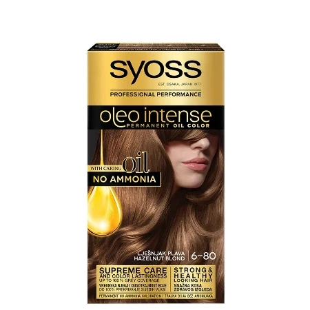 Syoss farba za kosu 6-80 Oleo Color, nijansa lješnjaka plava