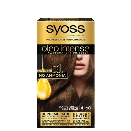 Syoss farba za kosu 4-60 Oleo Color, zlatnosmeđa