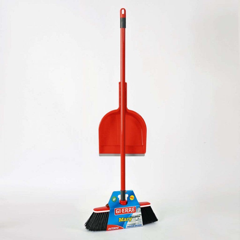 Čistunica Metla Mary sa teleskopskom drškom i lopaticom za unutrašnjost 2002TMP Red Classic Line