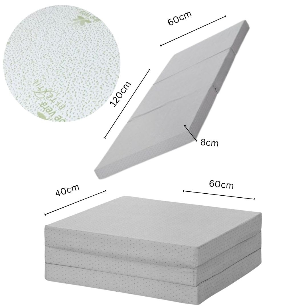 Fim Baby Dušek Za Prenosivi Krevet (120X60X8), Sivi