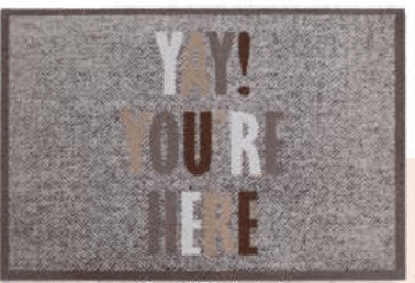 Čistunica Otirač Mondial Yay you're here 50x75cm 5551505069