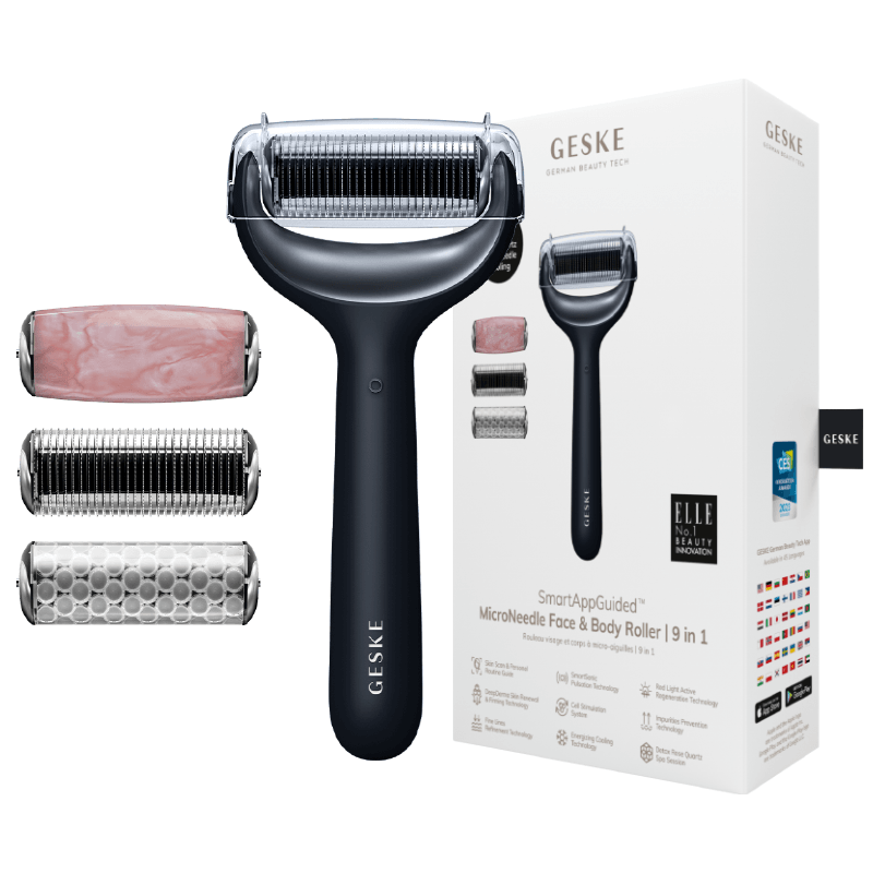 GESKE MicroNeedle Face & Body Roller 9 in 1 Roler